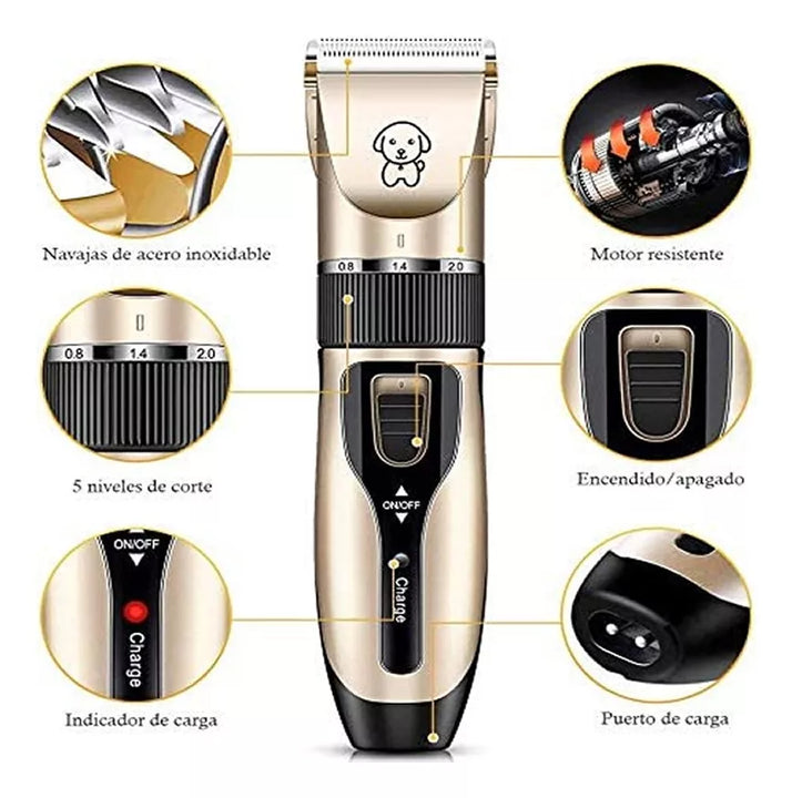 Kit Profesional Cortadora Pelo Mascota