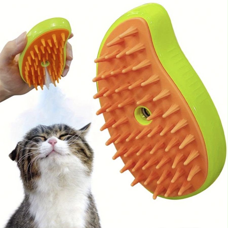 Cepillo a vapor 3 en 1 para perros y gatos