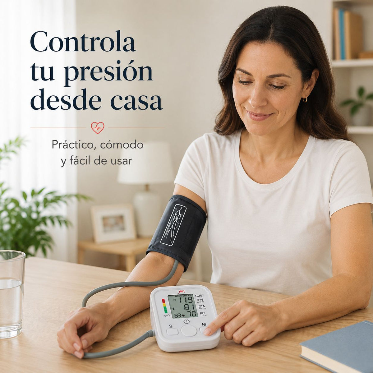 Tensiómetro Digital de Brazo con Pantalla LCD