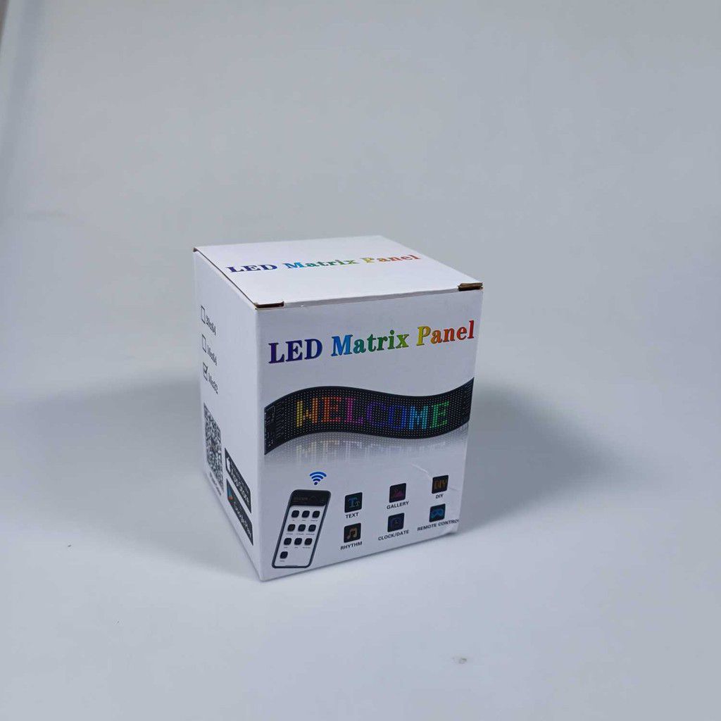 Pantalla LED Programable para Auto con Mensajes y Diseños