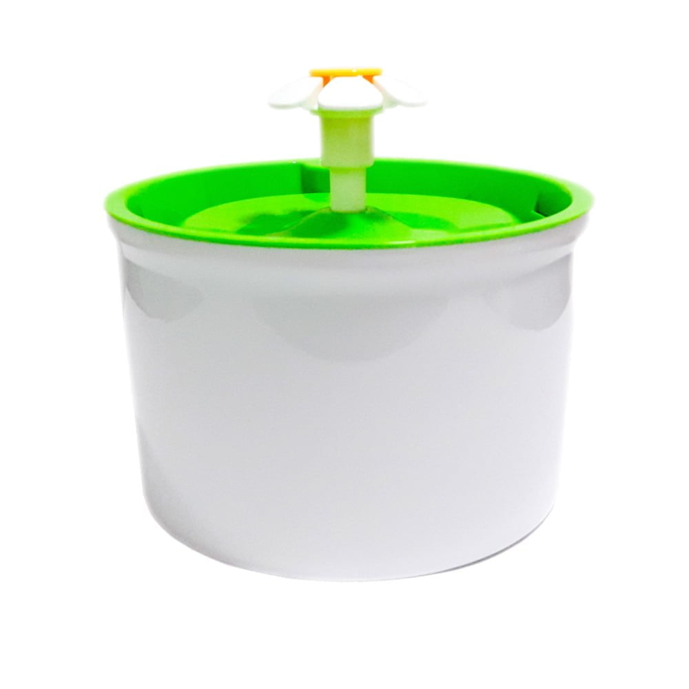 Fuente de agua automática para mascotas- bebedero tipo flor