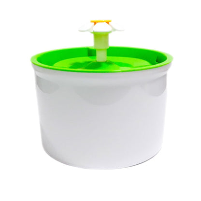 Fuente de agua automática para mascotas- bebedero tipo flor